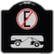 Signmission Spanish Parking Control No Estacionar Heavy-Gauge Aluminum Architectural Sign, 18" H, BS-1818-22883 A-DES-BS-1818-22883 - alternate 1